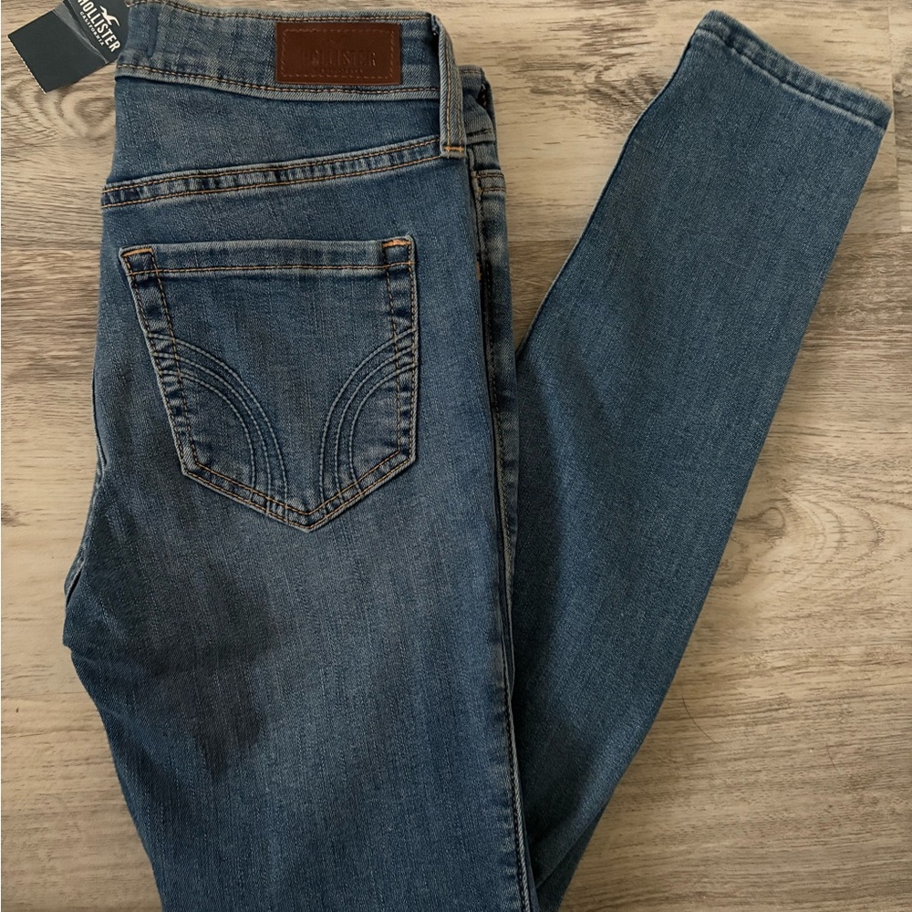 Hollister High-Rise Super Skinny Jeans - Blue